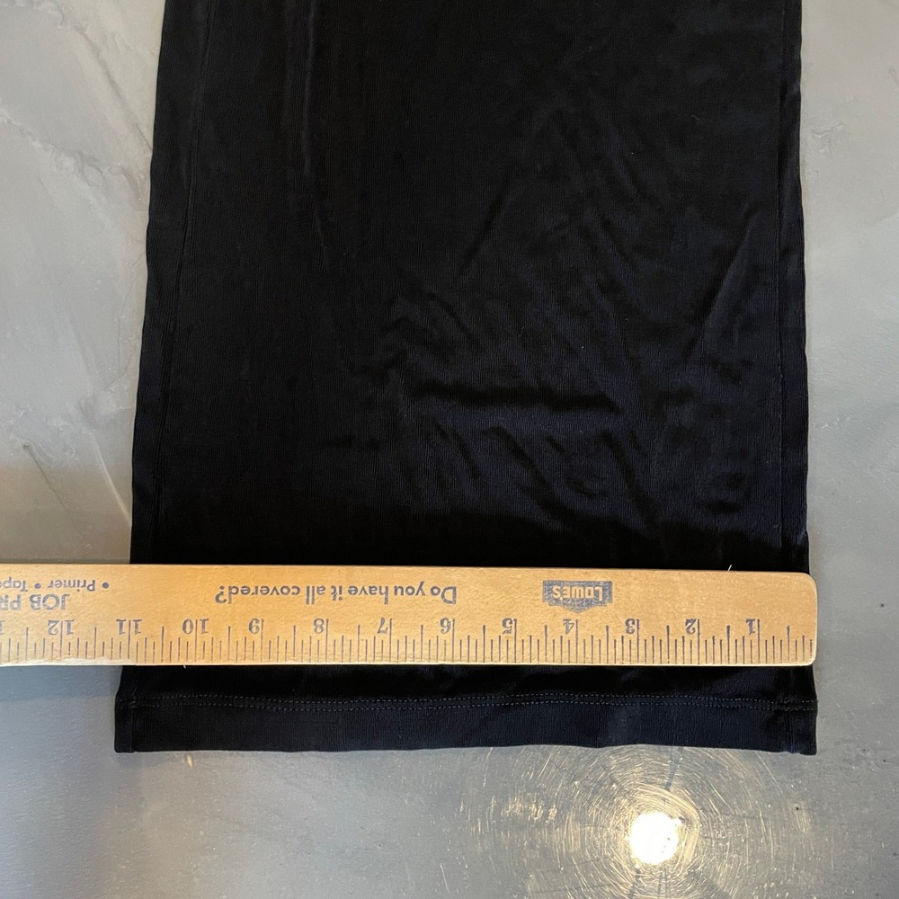 Chico's Travelers Black Wide Leg Pull On Pants Petite Size 1P 8/10P Stretchy - Picture 4 of 7